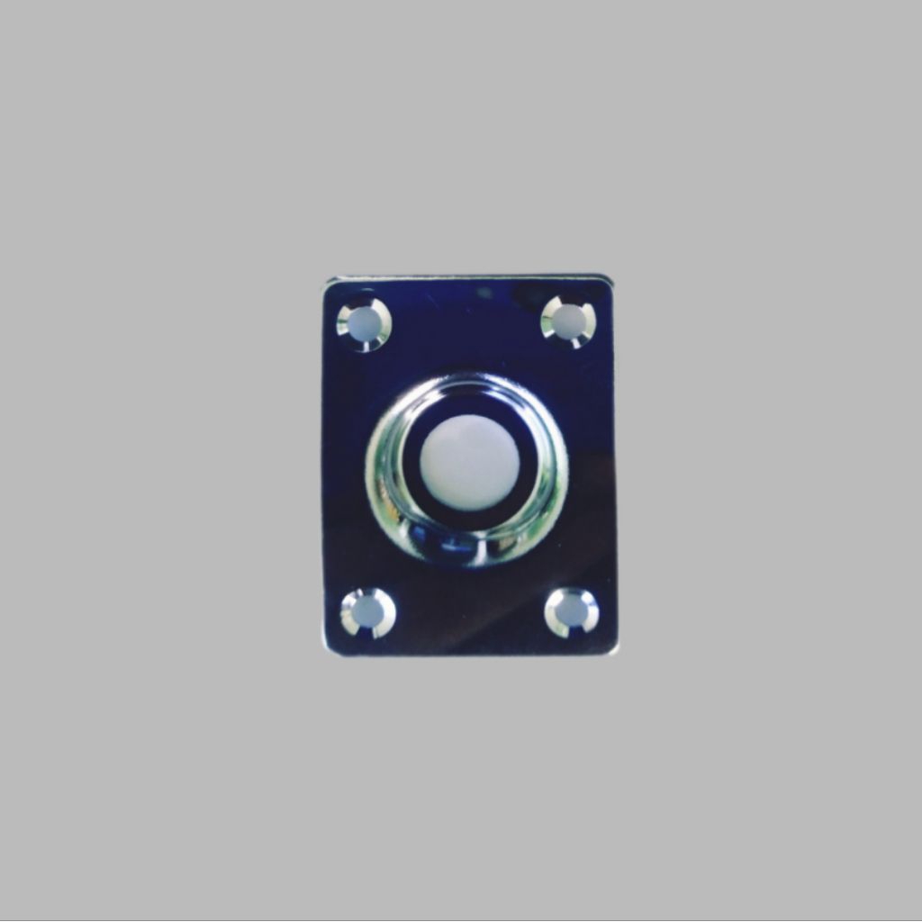 plat jek kotak plate jack gitar & bass elektrik import bisa utk gibson epiphone ibanez cort yamaha j