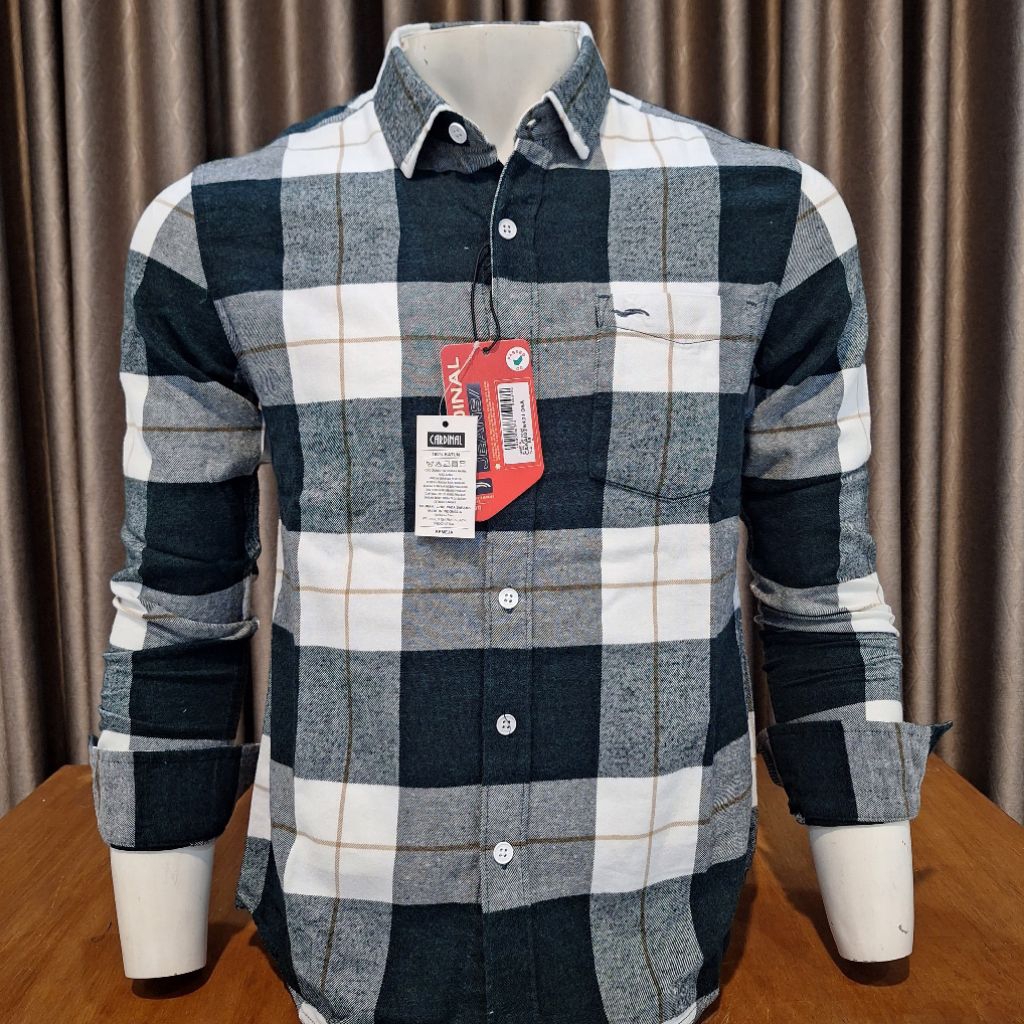 Kemeja Pria Cardinal Jeans Slimfit