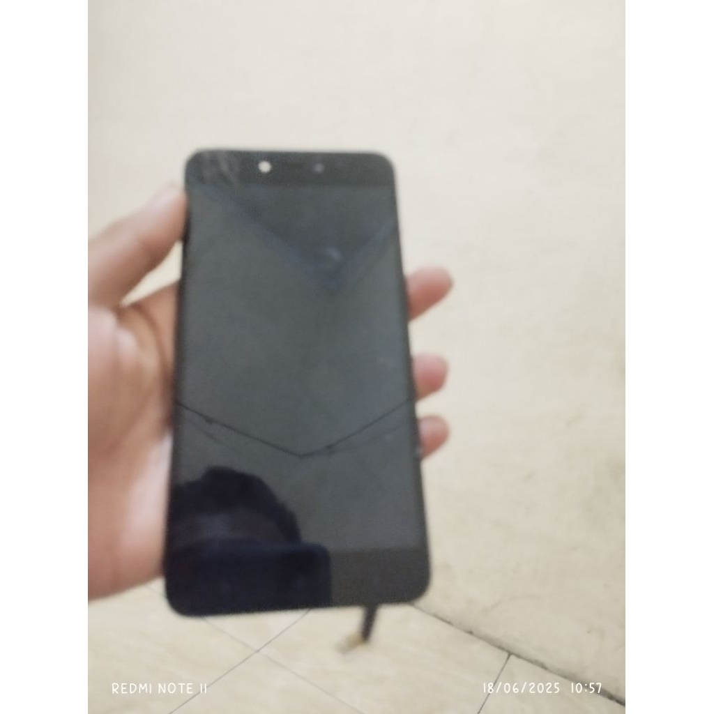 LCD REDMI NOTE 5A ORI RETAK ADA TOMPEL SENTUH NORMAL