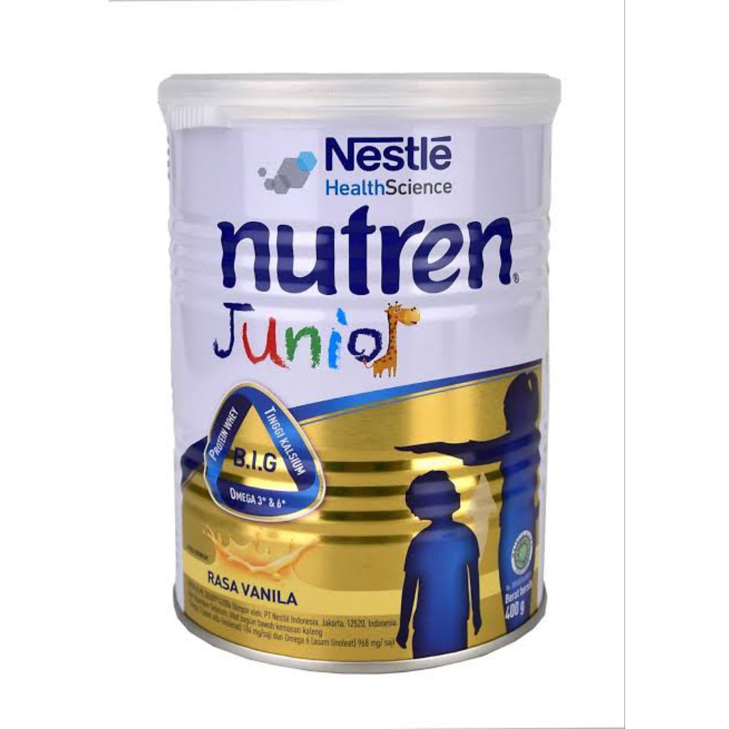 

Nutren Junior Susu Bubuk Pertumbuhan Anak Rasa Vanilla 400 g