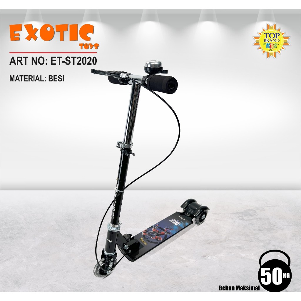 SKUTER ANAK RODA 3 / OTOPED / SCOOTER 3 RODA / SCOTER SKUTER KARAKTER EXOTIC