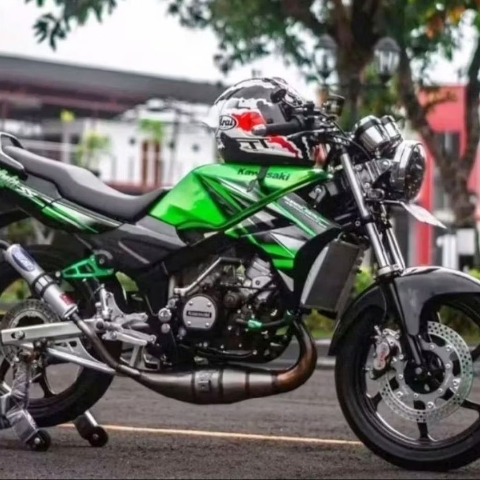 STRIPING STIKER NINJA SS TAHUN 2013 HIJAU STIKER KAWASAKI NINJA SS 2013 HIJAU