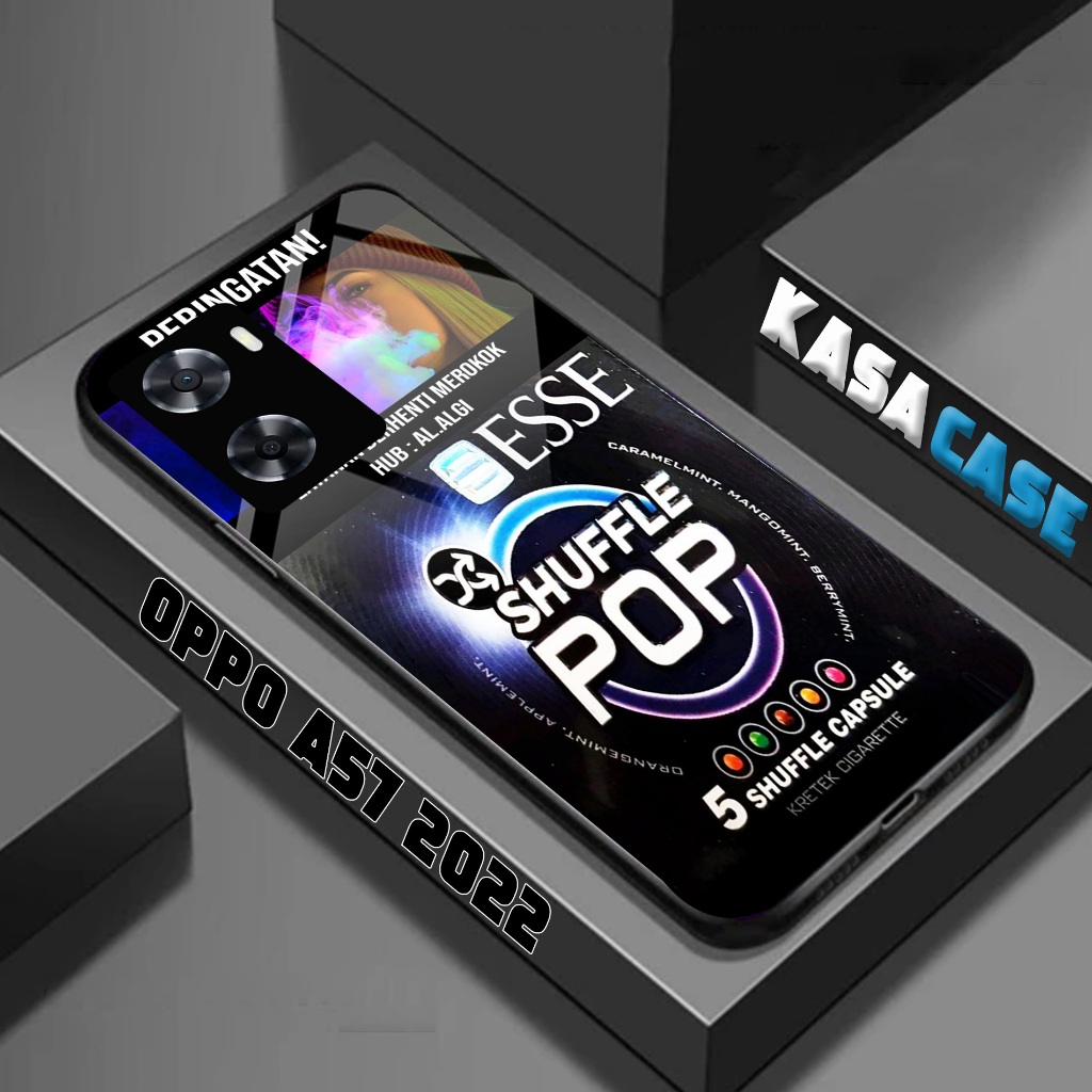 KASA CASE - Case OPPO A57 2022 Fashion ROKOK mix Fashion terbaru Case Flwr Casing Hp Case Murah FUZE