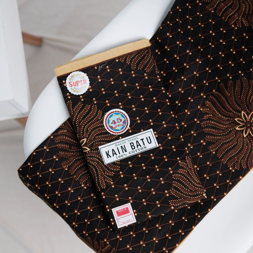Kain Batik Kain Panjang Solo Cap Cent Batik Print Jarik Cap 45