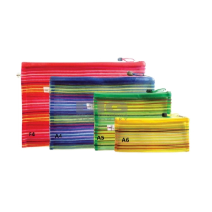 

Pocket File / Zipper Folder File Jaring / Dompet Jaring
