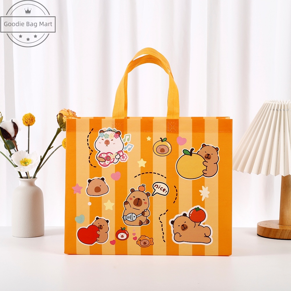 

Membentuk-A30/Goodie bag-Tas Belanja tas Jinjing tas spunbond tas souvenir premium tebal dan kuat/Terlaris lipat jumbo/ waterproof/shopping bag Tas Belanja Murah Karakter Kartun