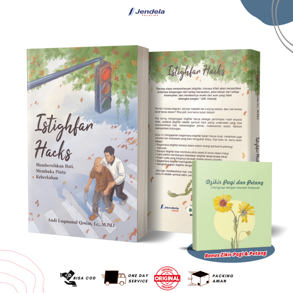 Buku Istighfar Hacks (Membersihkan Hati, Membuka Pintu Keberkahan) By Andi Luqmanul Qosim, Lc., M.Pd