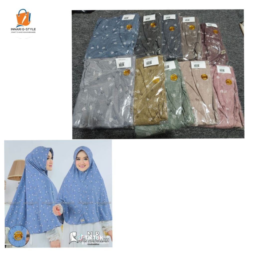 Nurfadilah Hijab Instan Bahan Adem Katun