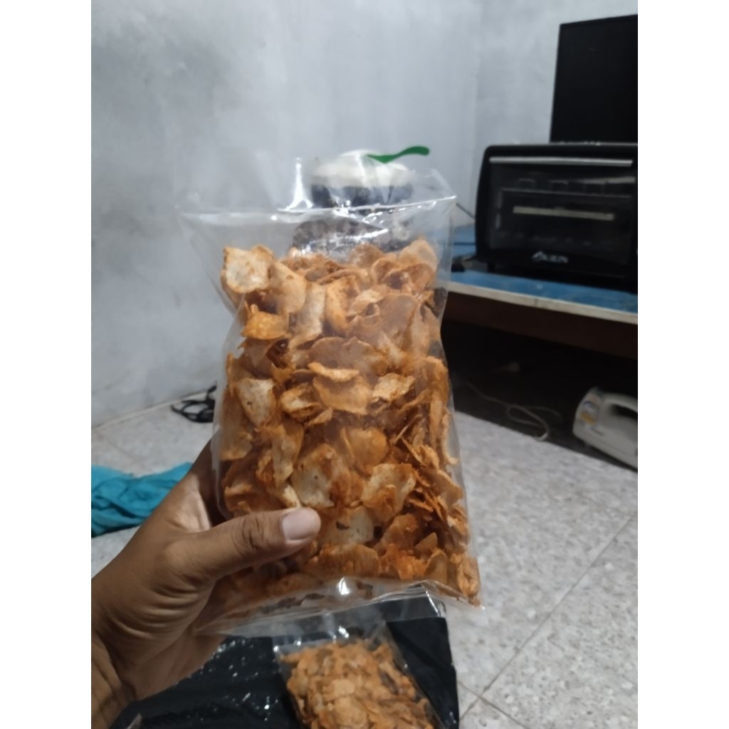 

keripik basreng meylia gurih renyahtidak keras