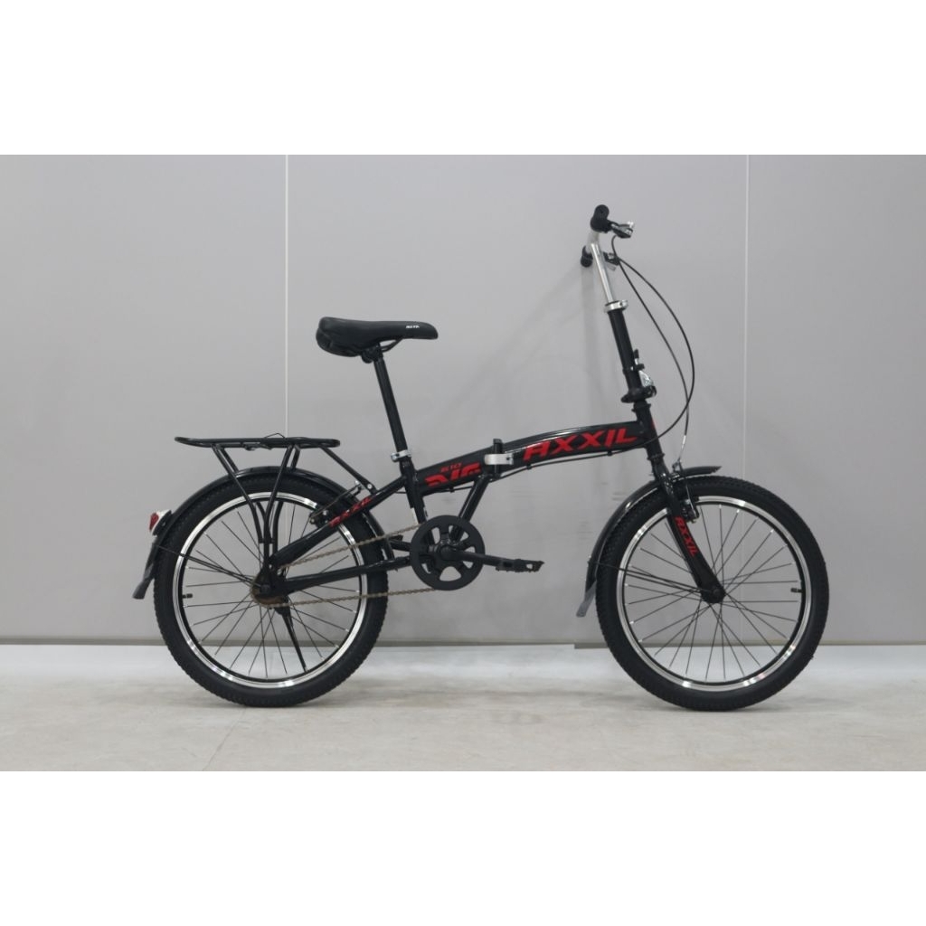 Sepeda lipat 20 inch terbesar single disc anak besar  remaja sampai dewasa axill 20/615 BISA COD
