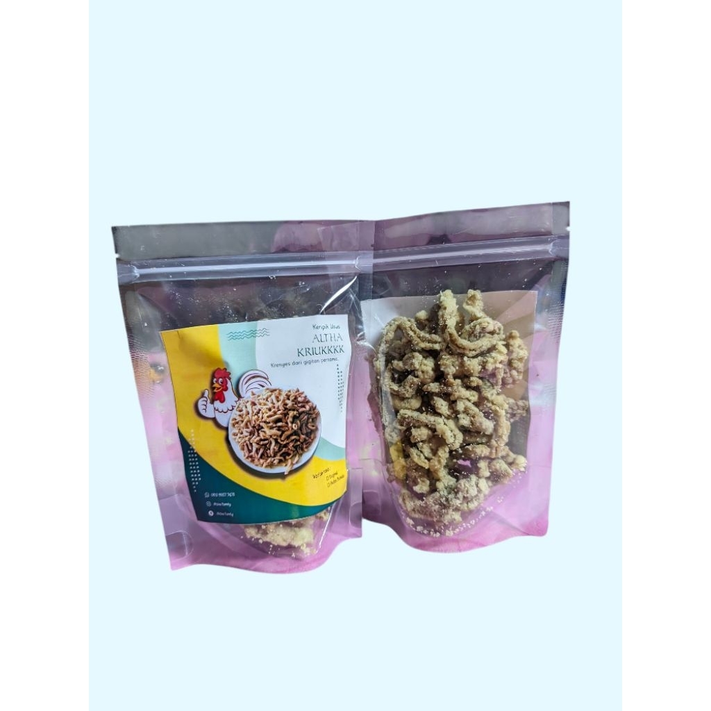 

Usus Crispy Varian Original. 100% bebas bahan pengawet