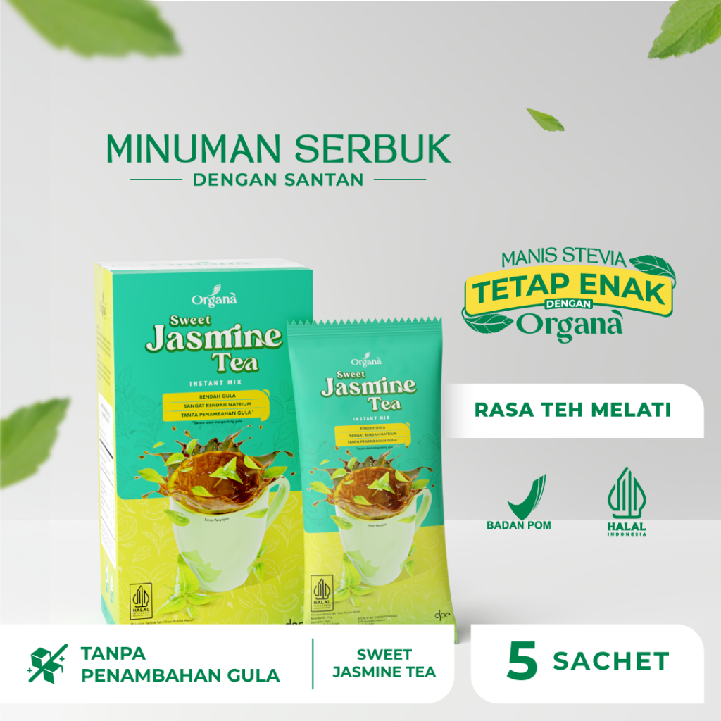 

Organa Instant Mix Sweet Jasmine Tea 5s