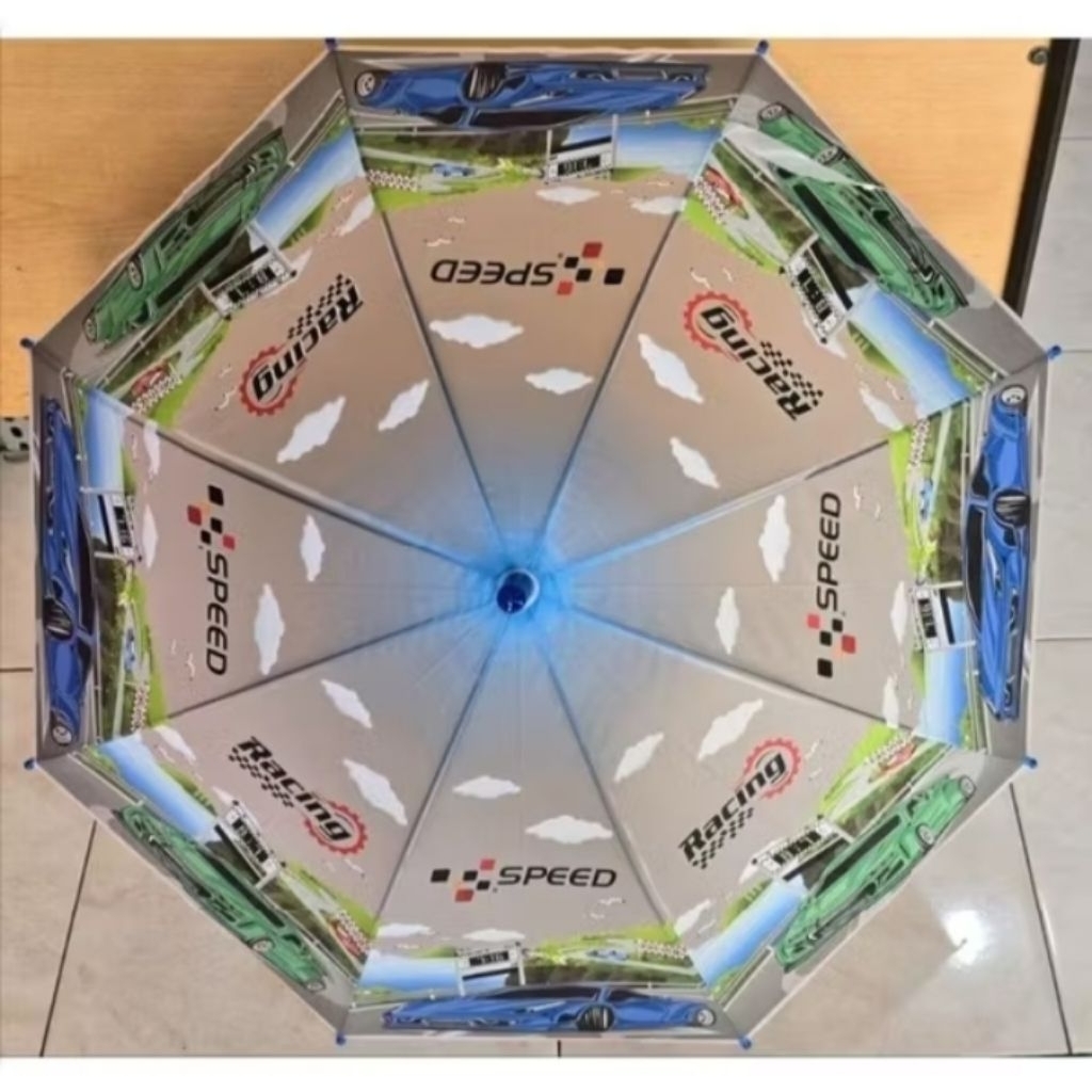 Payung Anak Car/Mobil/Payung Otomatis bahan PVC