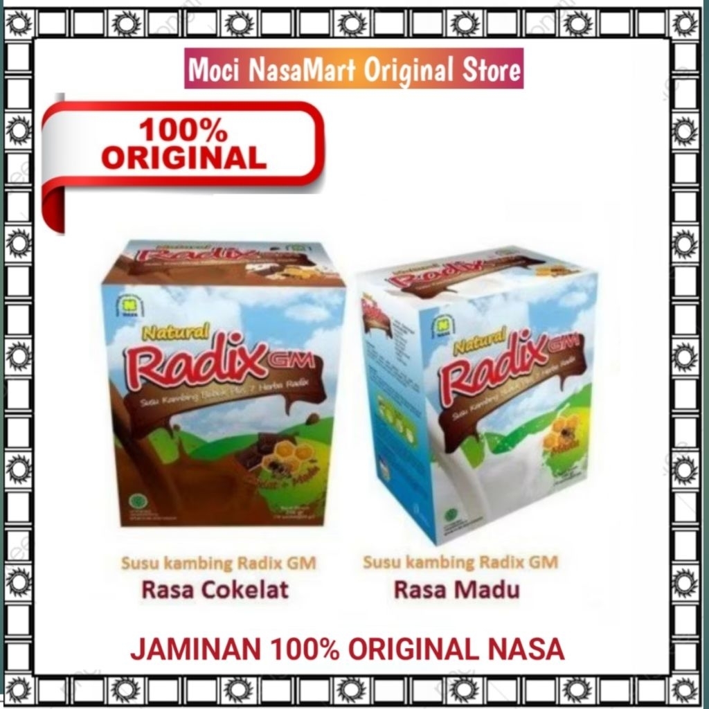 

Susu radik kambing etawa original herbal NASA / susu penambah berat badan sehat
