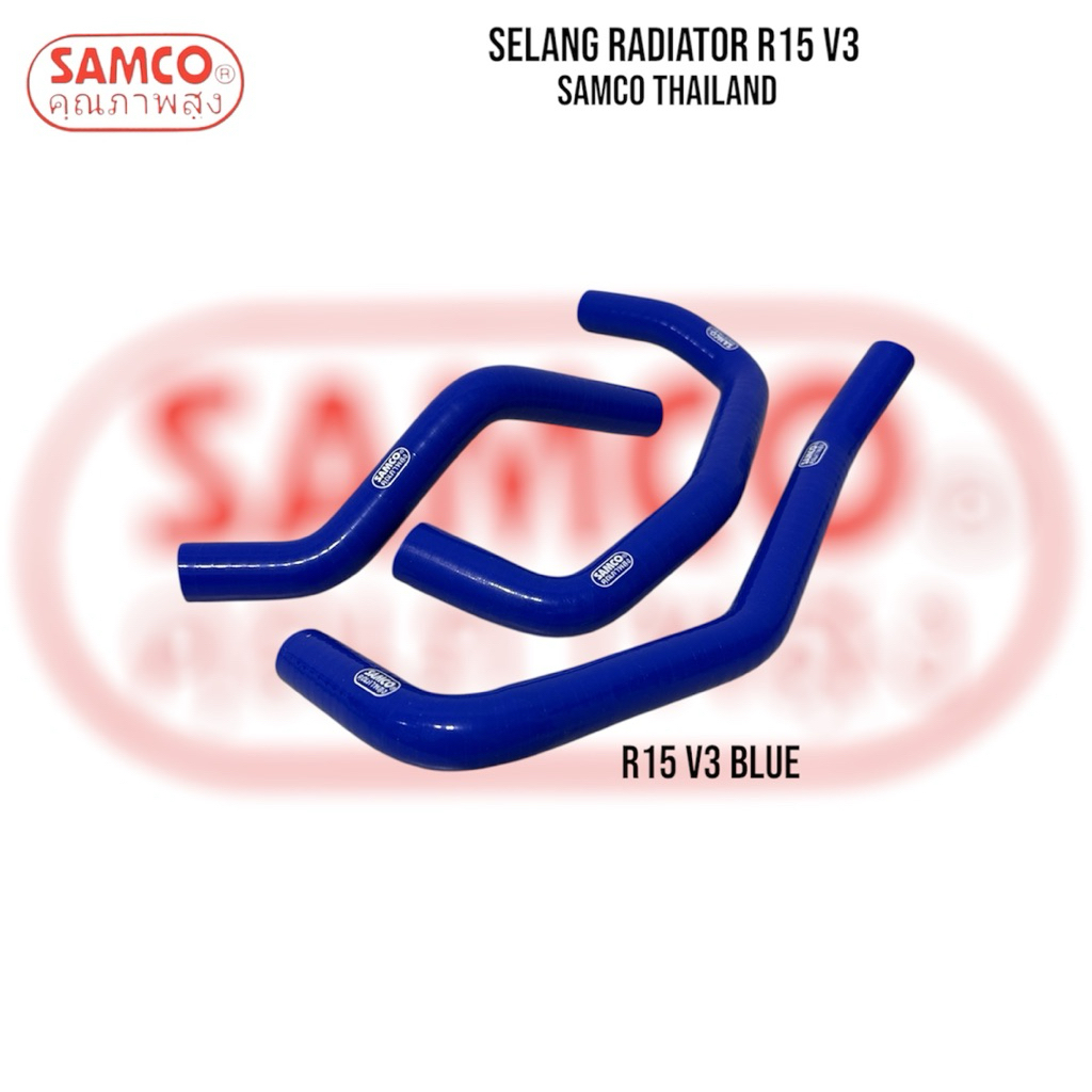 Samco - Selang Radiator Samco Thailand Yamaha R15 V3 Blue Series