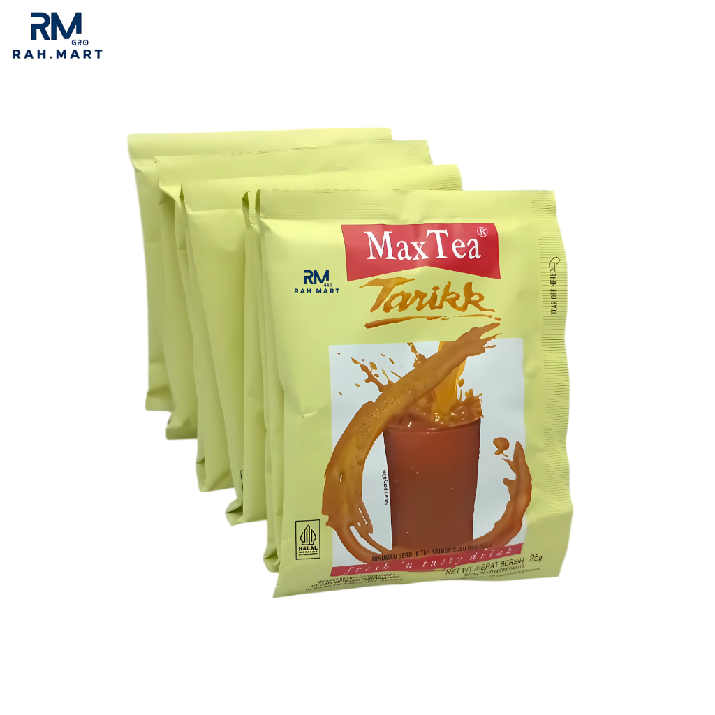

Max Tea Teh Tarik Sachet 25gr (Isi:10)