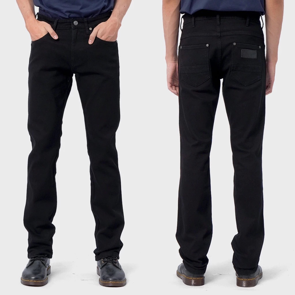 Wrangler Long Pants Slim SPENCER BLACK 07A24