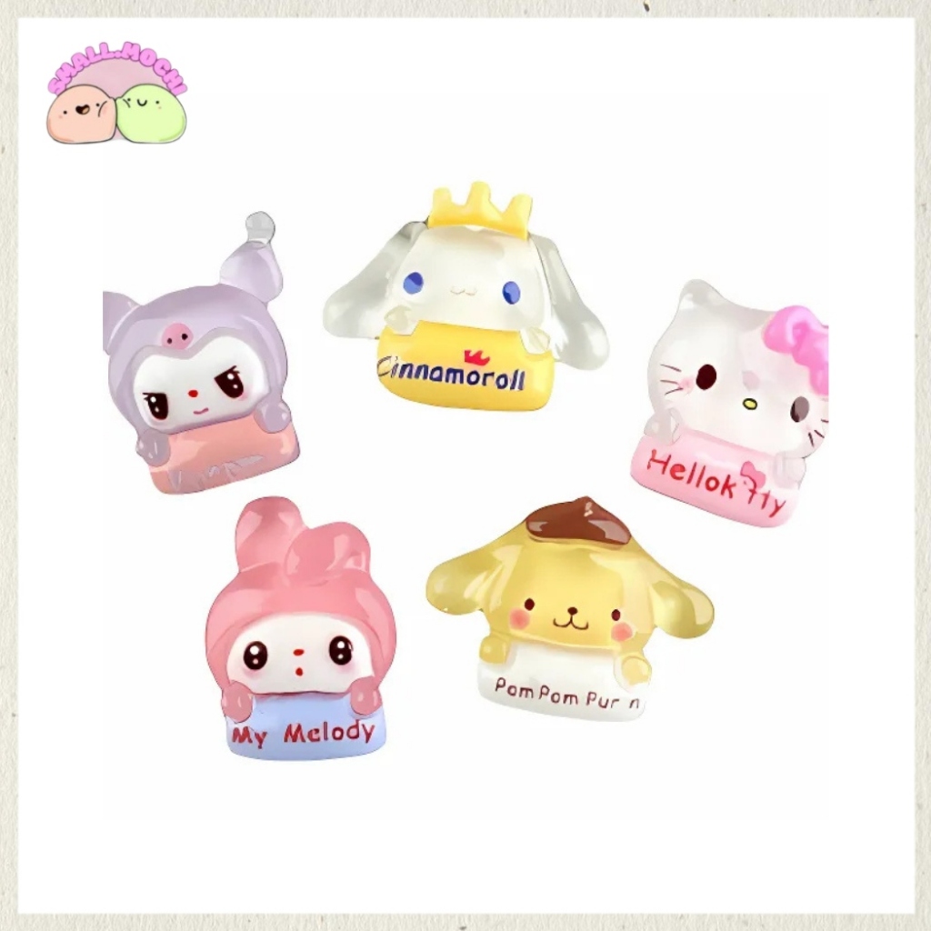 

1 Pcs Resin Clay Stiker 3D Motif Sanrio Glossy 3D-009