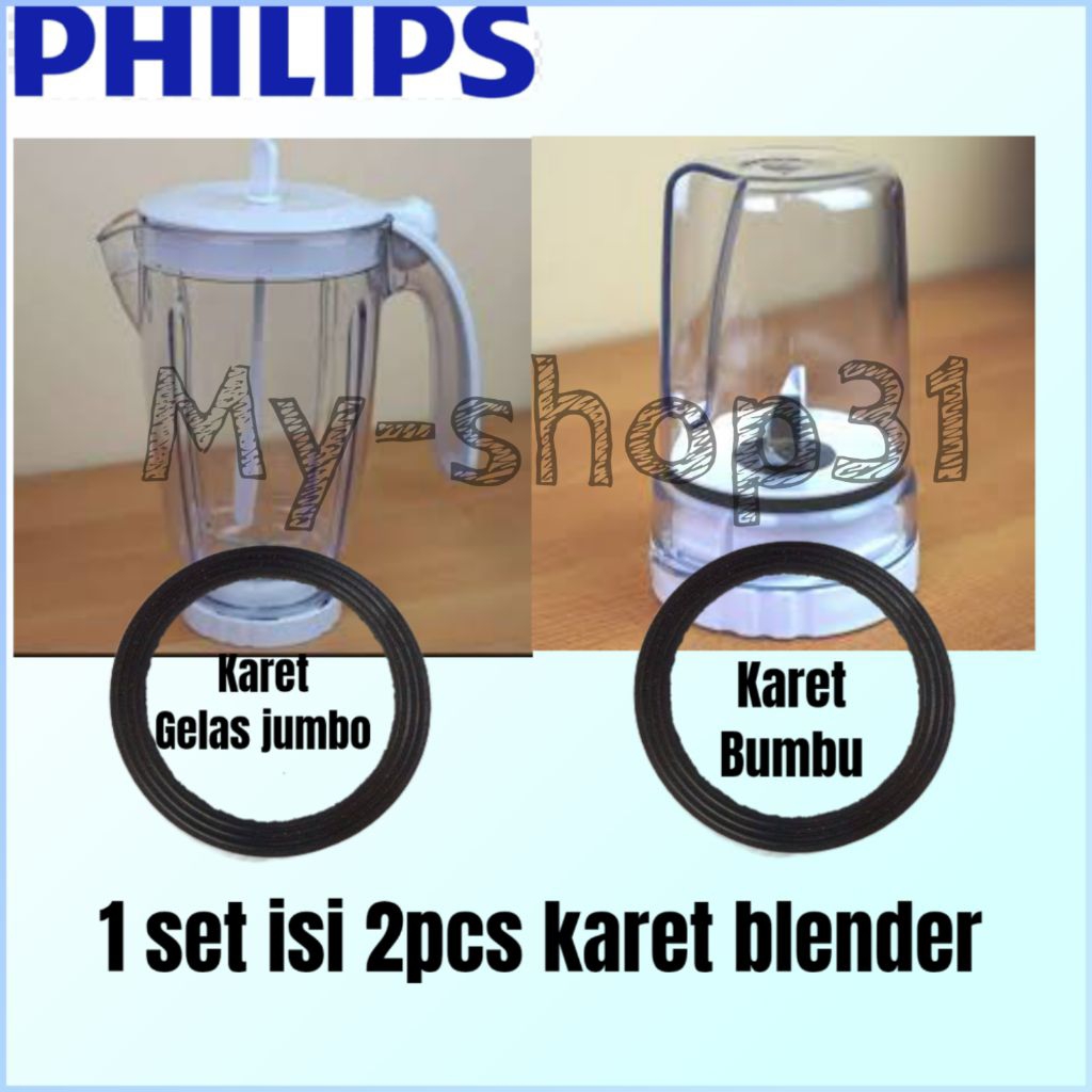 (harga termurah)1set isi 2 pcs blender Philips untuk gelas jumbo dan gelas bumbu