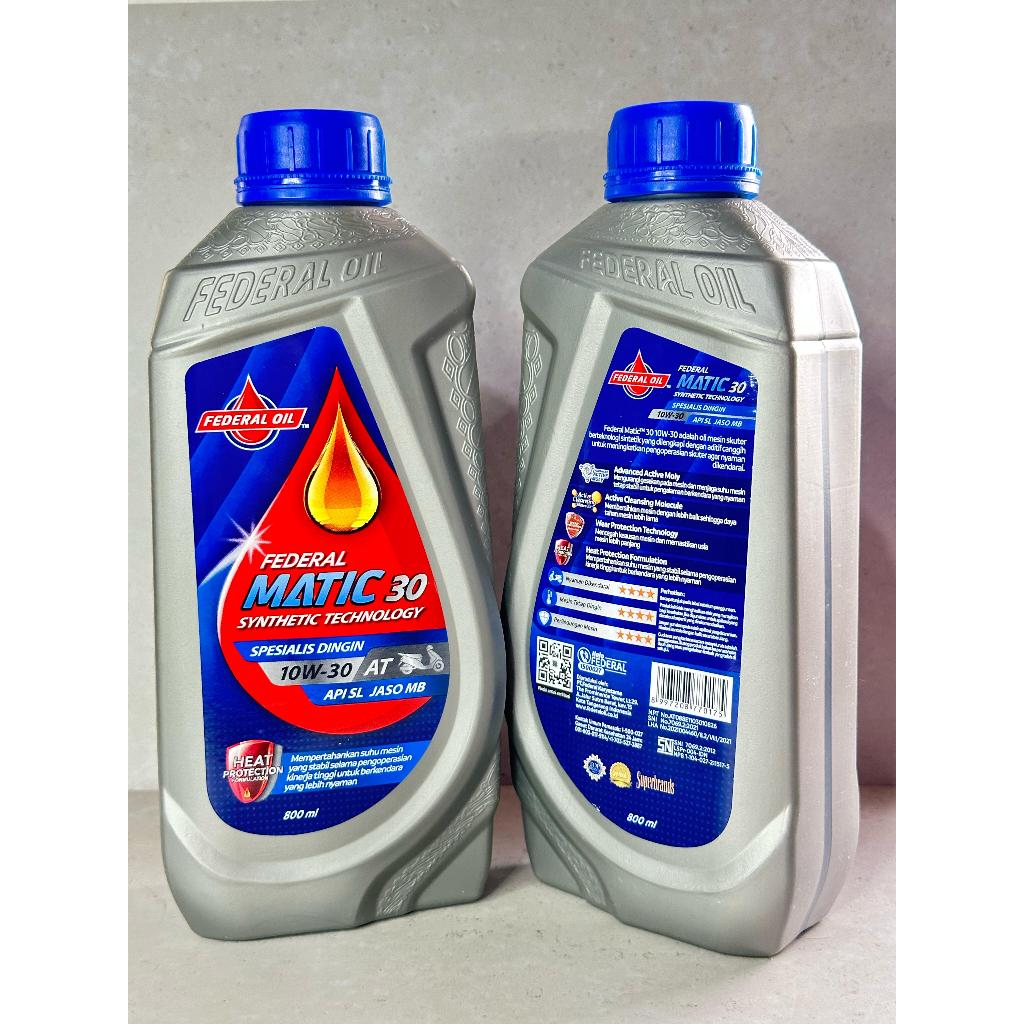 Oli Federal Matic SILVER 800ml Oli Mesin Motor Matic Federal Matic 0,8ml Oli Ultratec Federal Matic