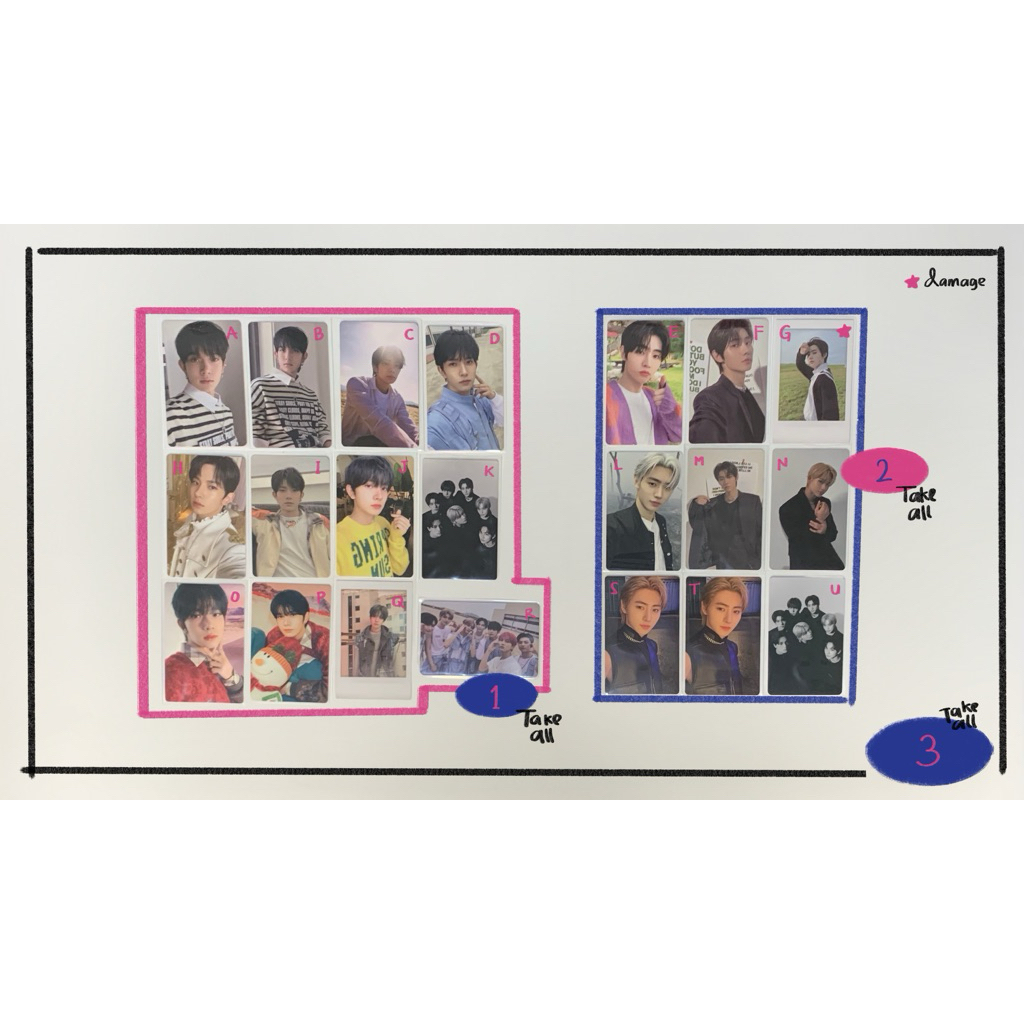 (read desc) official photocard enhypen heeseung sunghoon ni-ki bdc d:d sg22 holbox d:a senkou manife