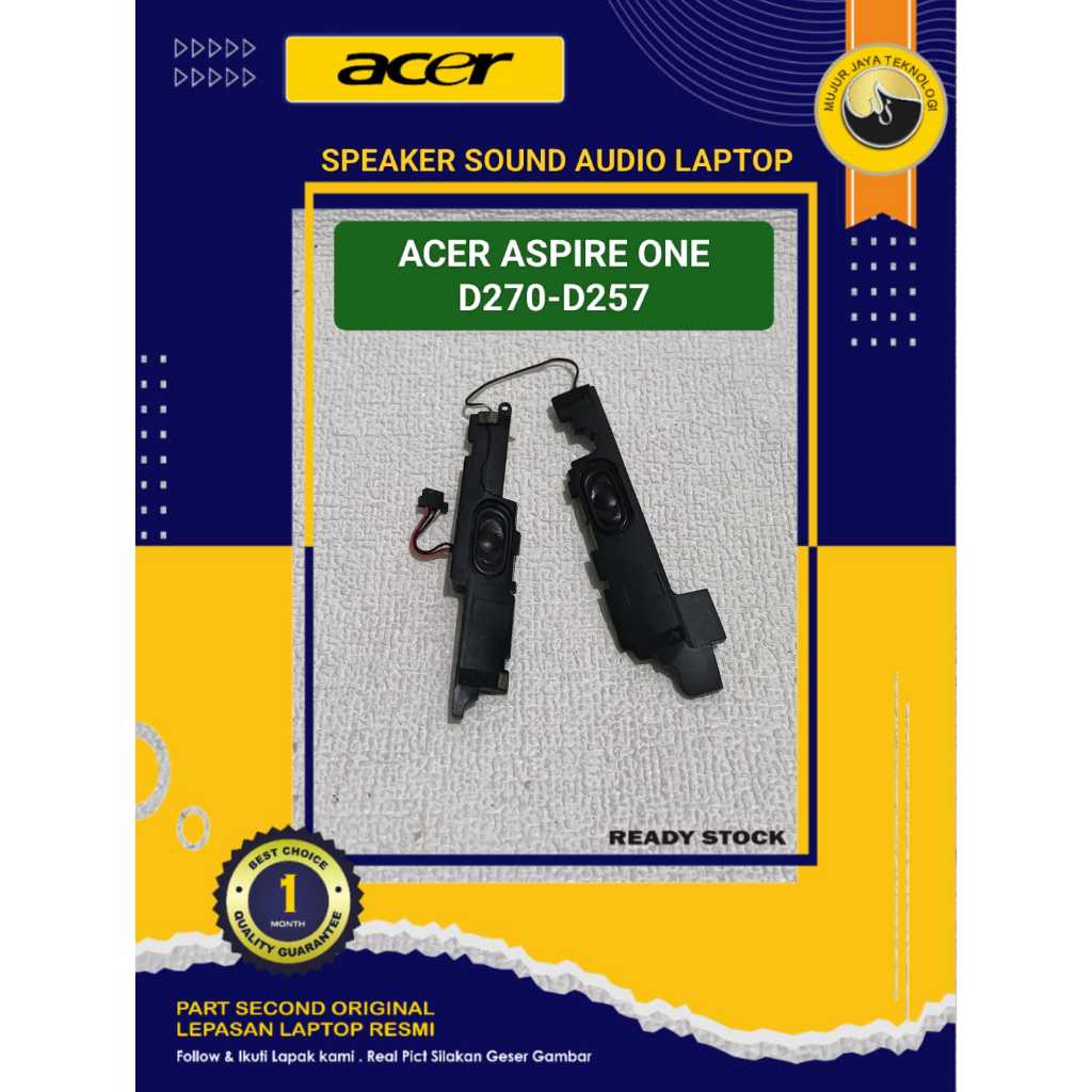 Speaker Sound Audio Laptop ACER ASPIRE ONE D257 D270 D150 ZE6 Original Second Tested