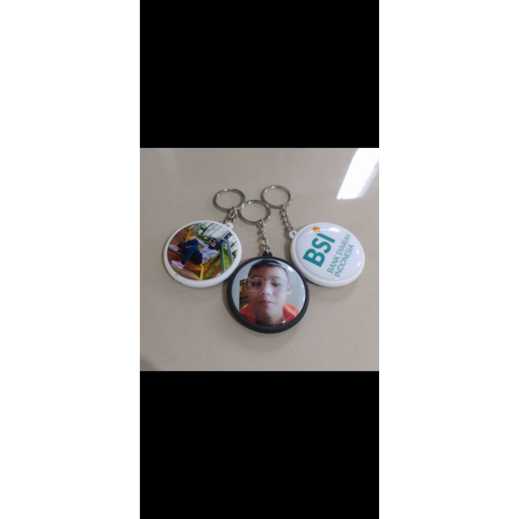 Gantungan Kunci / Gantungan kunci 2 sisi / Gantungan Custom