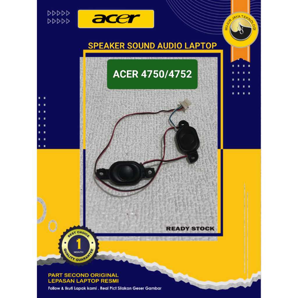 Speaker Sound Audio Laptop Acer Aspire 4750 4750Z 4752 4752G 4352 Original Second Tested