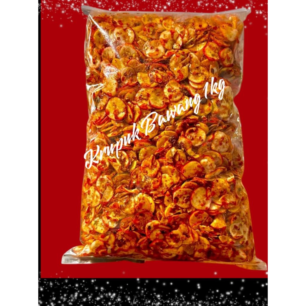 

Krupuk Seblak Krupuk Bawang Bantat Pedas Daun Jeruk 1kg
