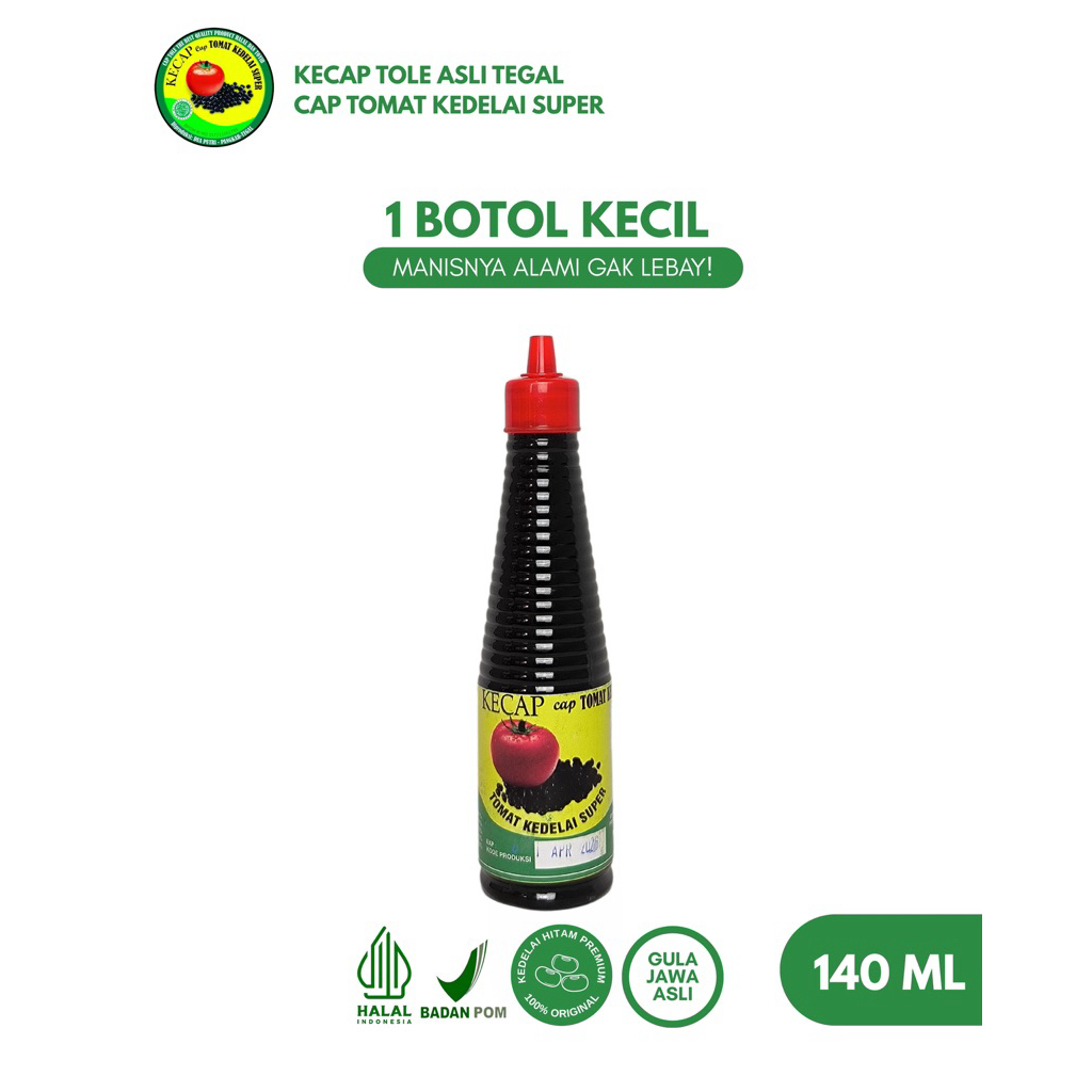 

Kecap Tole Botol Kecil 140ml