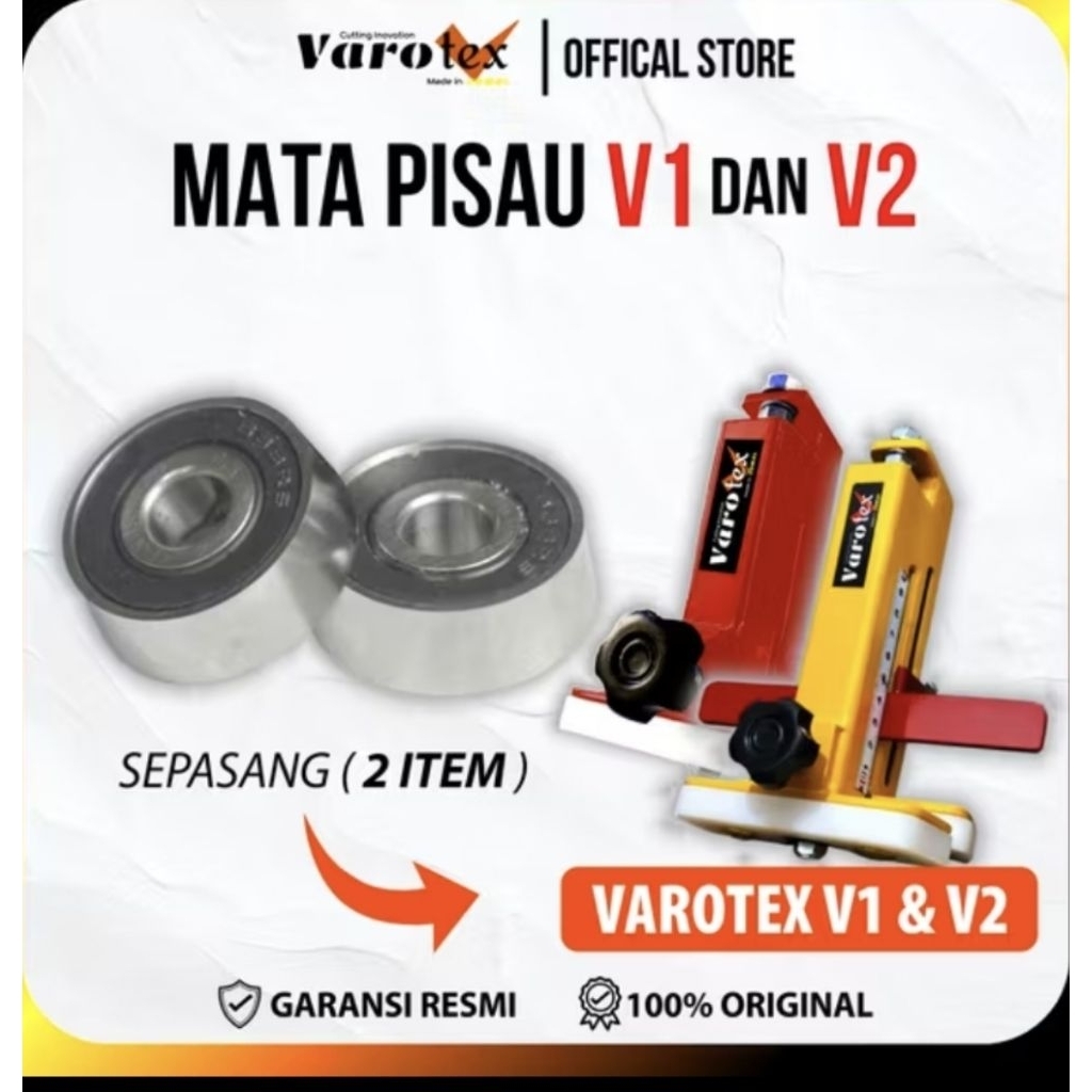 Mata pisau bearing Varotex Original part Satu set Atas bawah [KHUSUS VAROTEX GEN 1 DAN 2]