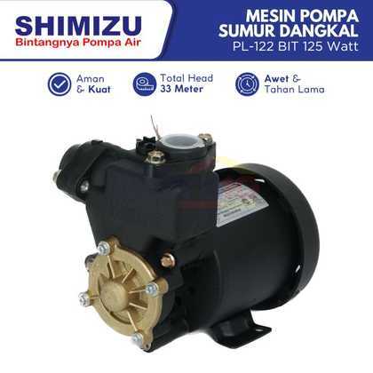 Pompa Air SHIMIZU PS-122 BIT/ Pompa Air SHIMIZU Manual/ Garansi Resmi SHIMIZU