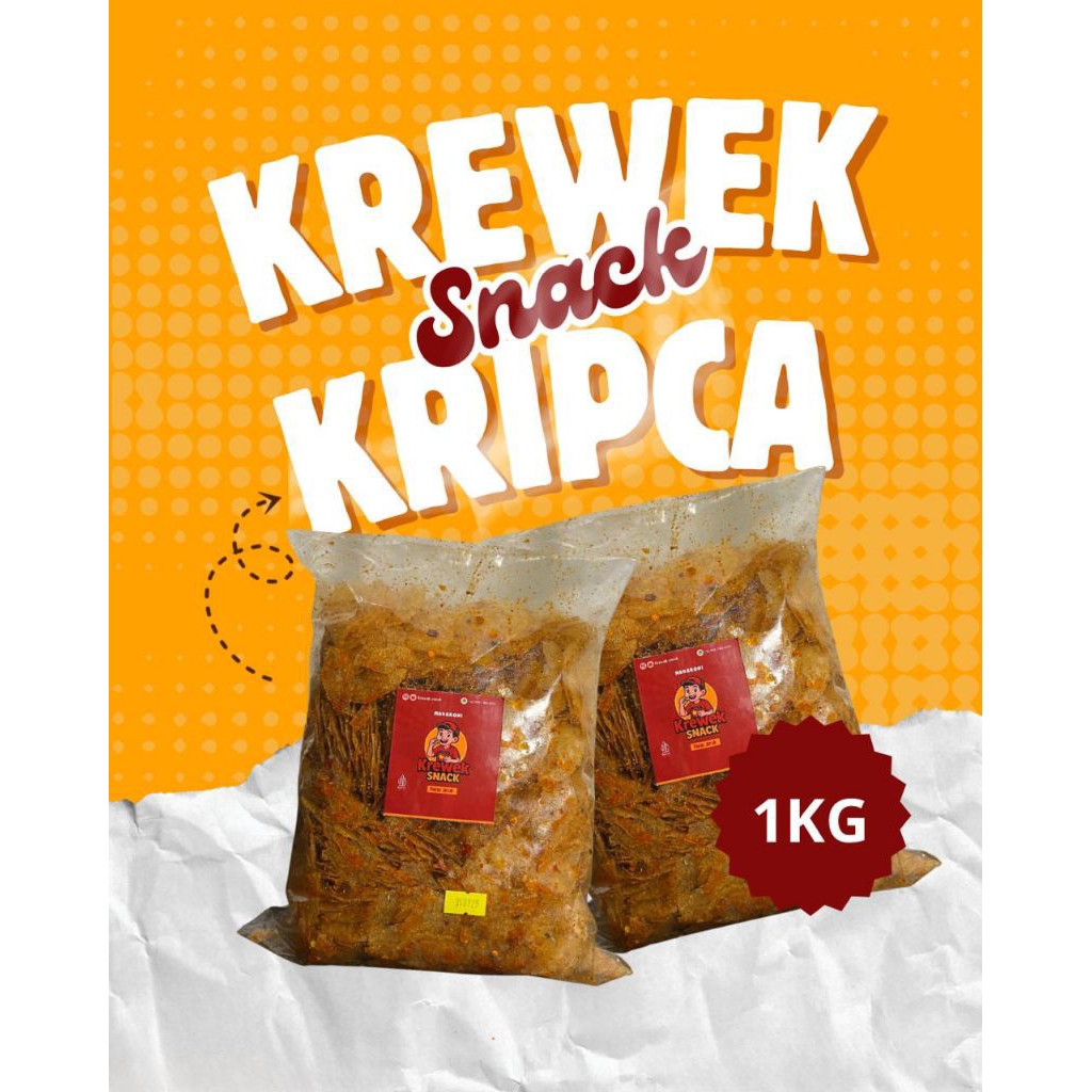 

KRIPCA KERIPIK KACA KREWEK SNACK 1KG