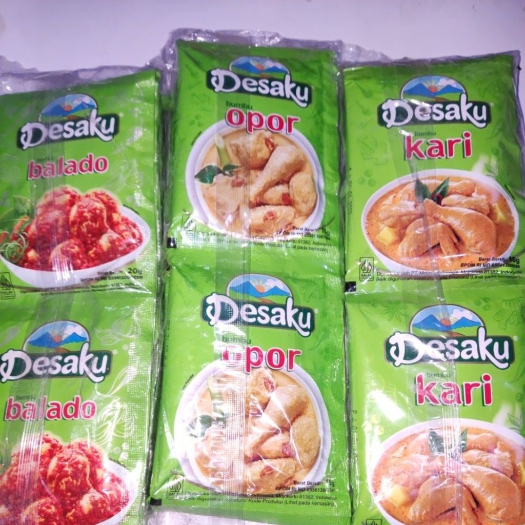 

Bumbu desaku renteng isi 10