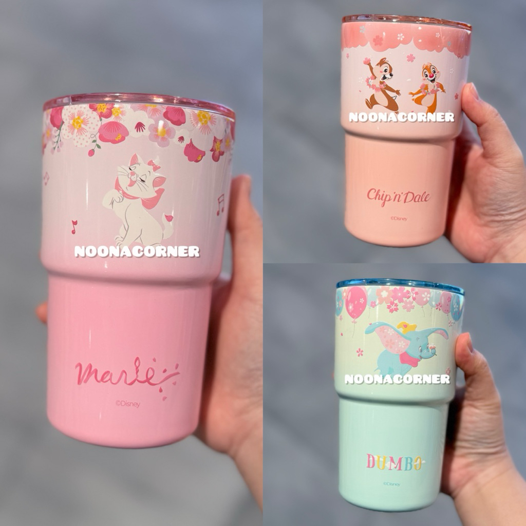 Ohsome x Disney ‼️ Thermal Cup / Tumbler Stainless Disney Classic Collections (475ml) Marie Cat / Ch