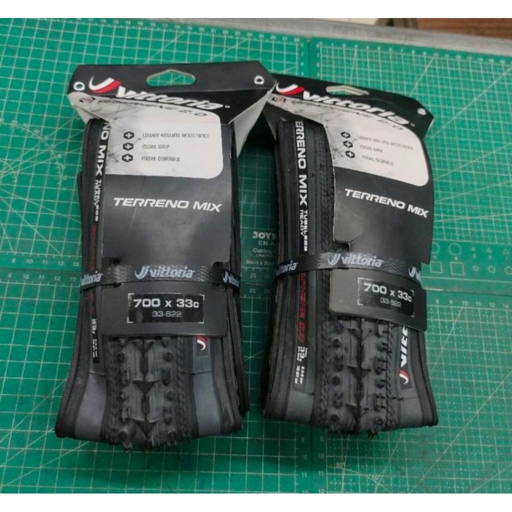 ban luar sepeda gravel 700 x 33c vittoria terreno mix tubeless ready
