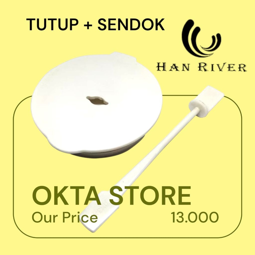 TUTUP + SENDOK UNTUK BLENDER JUS HAN RIVER ORIGINAL | TUTUP PENGADUK BLENDER MEREK HAN RIVER ORIGINA