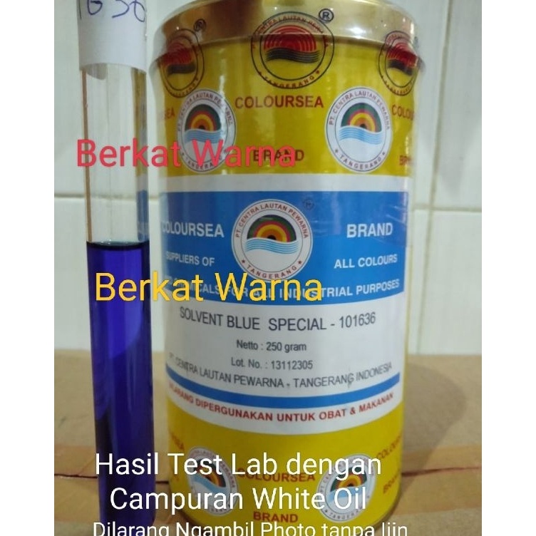 

KODE P1N Pewarna Minyak Solvent Blue Spesial 11636 Coloursea Powder