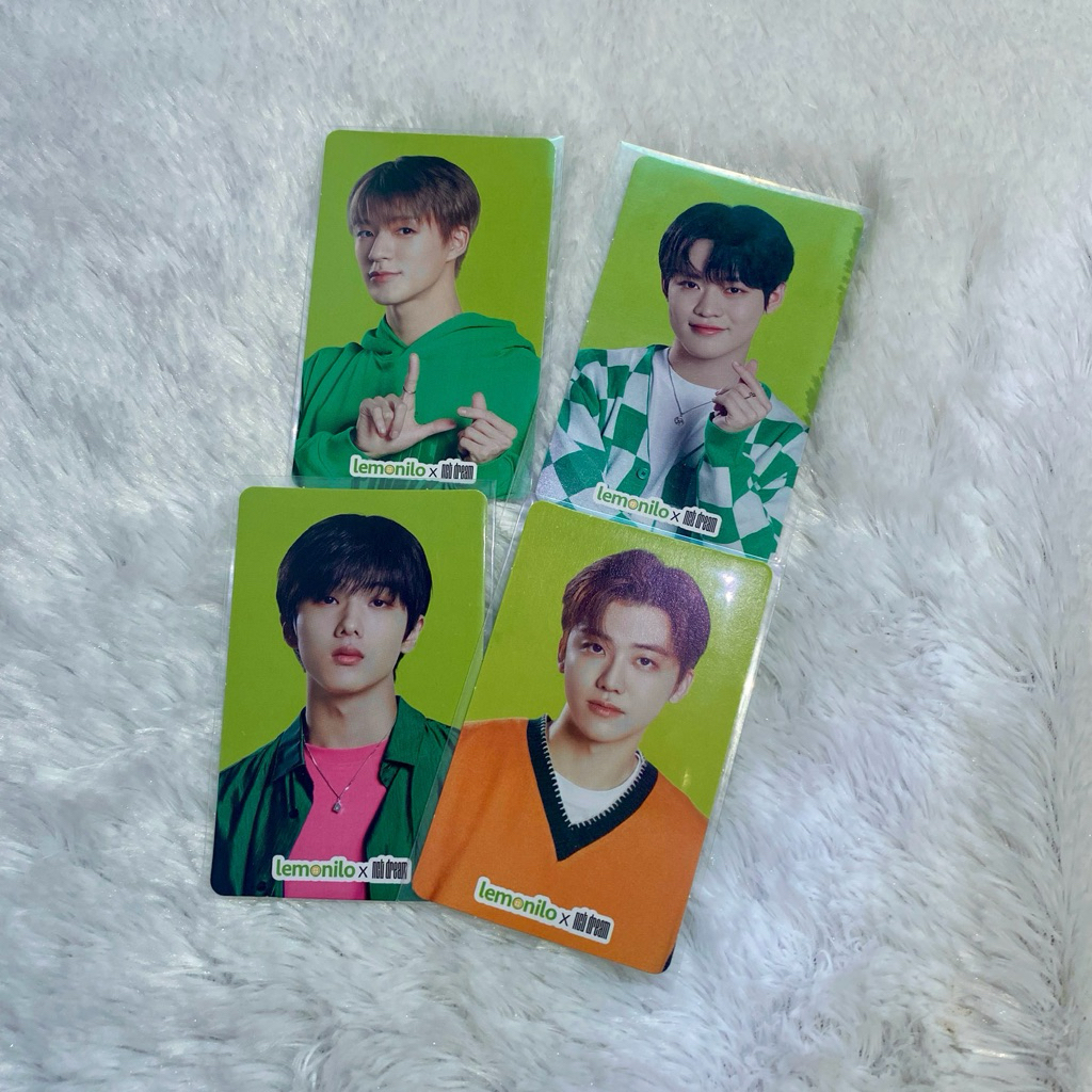 WTS photocard lemonilo x nct dream murah pc jeno chenle jisung jaemin readystock ready siap kirim