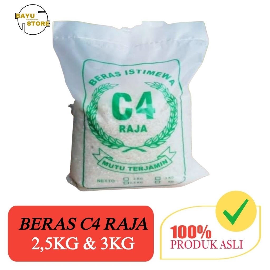 

Beras C4 Raja 2,5KG dan 3KG
