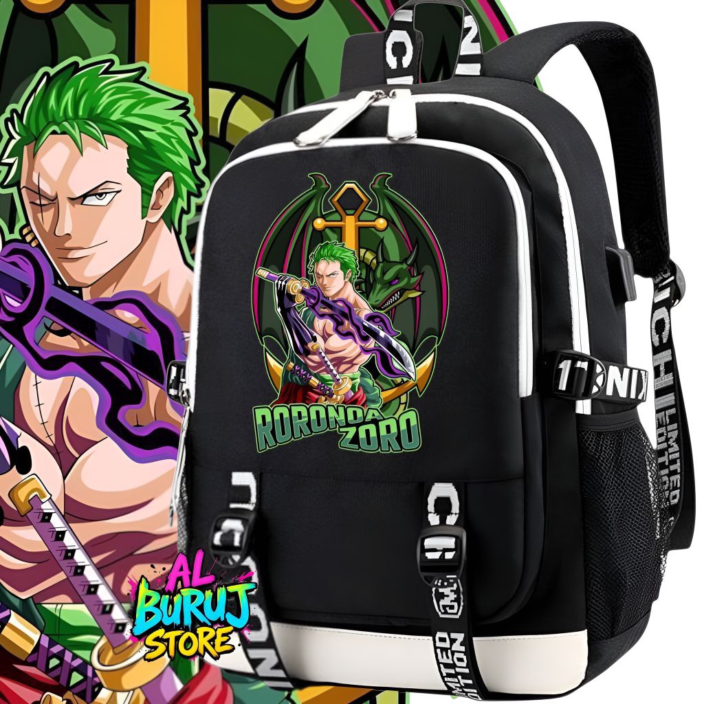 Tas Ransel Anak Sekolah Kekinian Anime SD SMP Laki Laki Tas Anak Sekolah Laki Laki Pria Cowo Keren