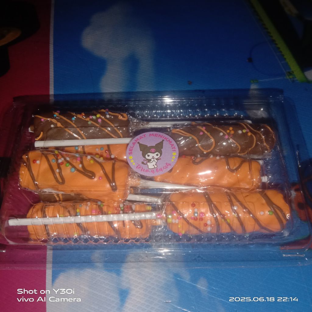 

MARSMELLOW STIK COKLAT, SUPENIR,PERMEN,MARSHMELLOW VIRALL ISI 10 KAP