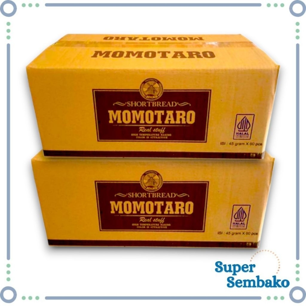 

SNACK KUE COOKIES KUKIS SHORTBREAD MOMOTARO AOKA PER DUS ISI 60 BUNGKUS GROSIR MURAH MAKASSAR