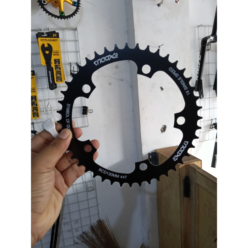 chainring 44t bcd 130  baut 5 chainring deckas chainring snail