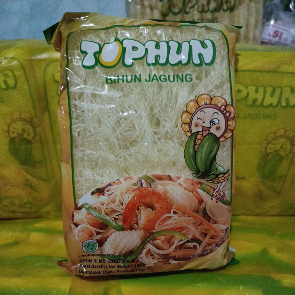 

TOPHUN/bihunjagung/kemasan/2keping