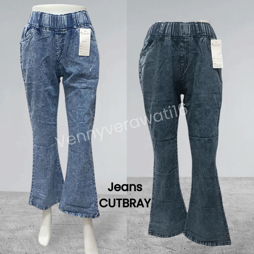 Celana Panjang Wanita CUTBRAY Jeans Non Stretch Simple Me