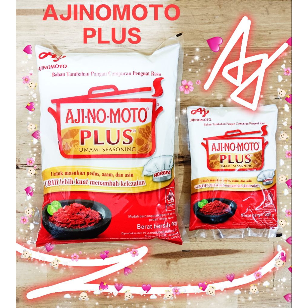 

AJINOMOTO PLUS CAMPUR PENGUAT RASA/ MICIN PENYEDAP RASA PLUS