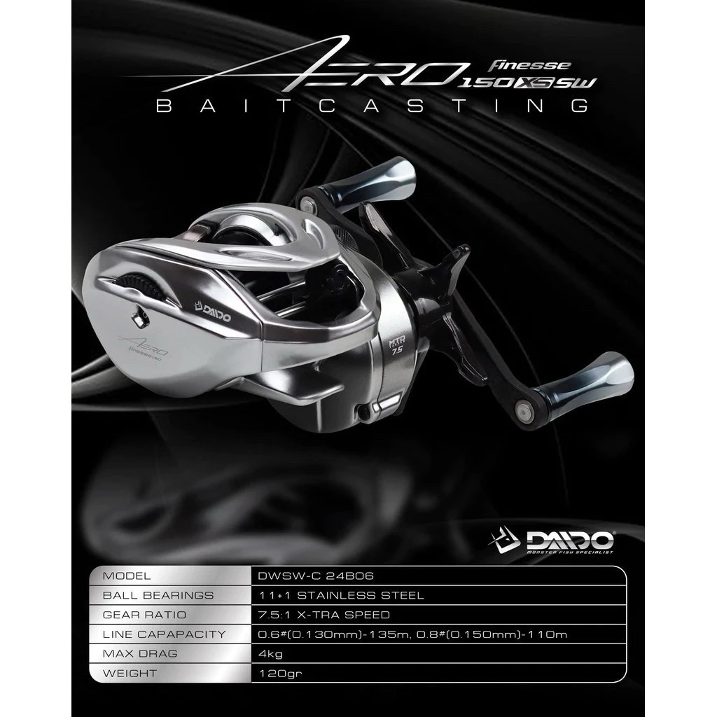 REEL BC/BAITCASTING DAIDO AERO FINESSE SW