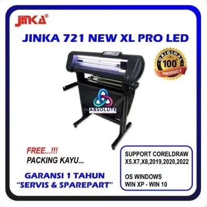 MESIN CUTTING STICKER JINKA 721 NEW XL PRO LED - SUPPORT CORELDRAW