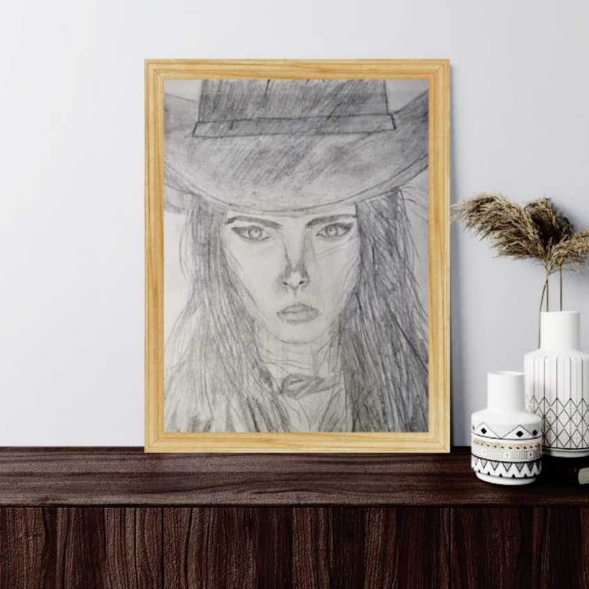 PROMO MURAH BERKUALITAS HADIAH DAN KADO SKETSA ARSIR CUSTOM WAJAH | KOLEKSI | PAJANGAN | SENI | HADI